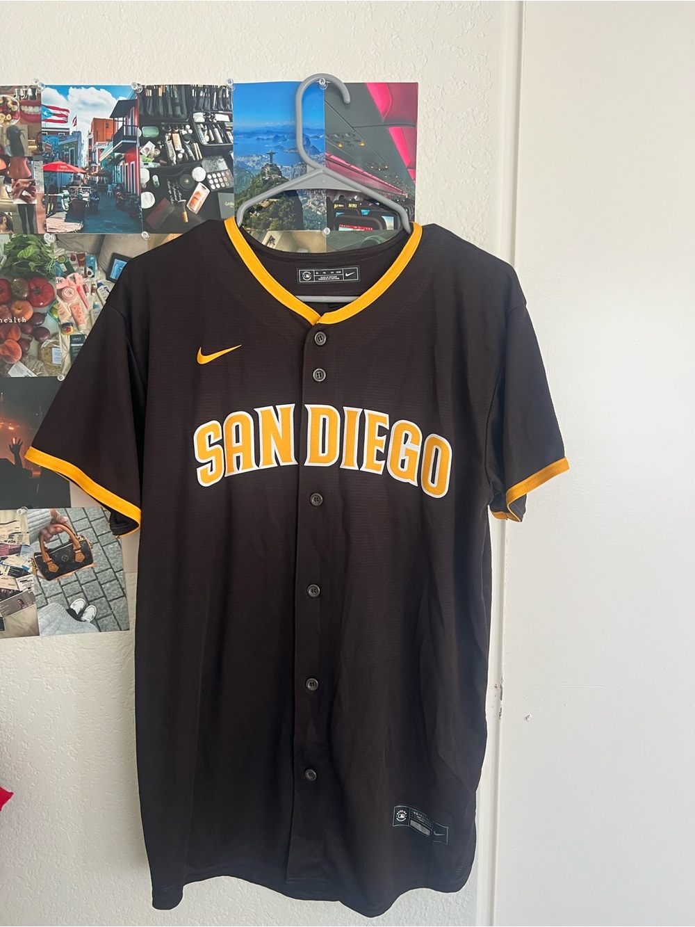 Nike Black Mesh Athletic Jersey with Subtle Logo Trim